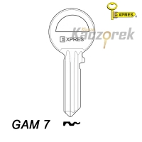 Expres 148 - klucz surowy mosiężny - GAM 7